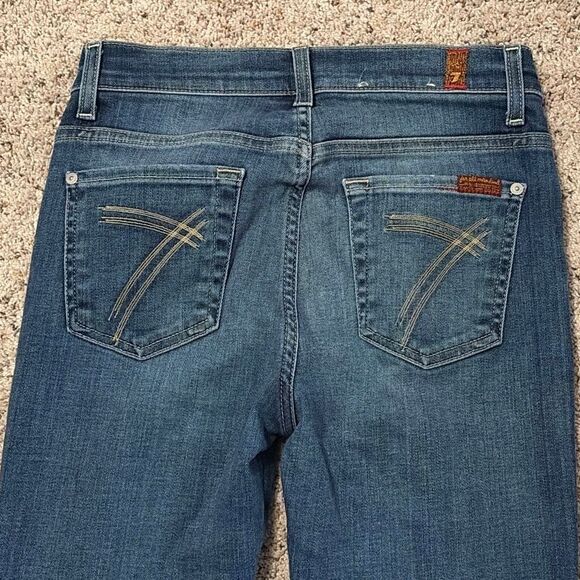 7 For All Mankind Slim Trouser Jeans Size 26 - Picture 9 of 11
